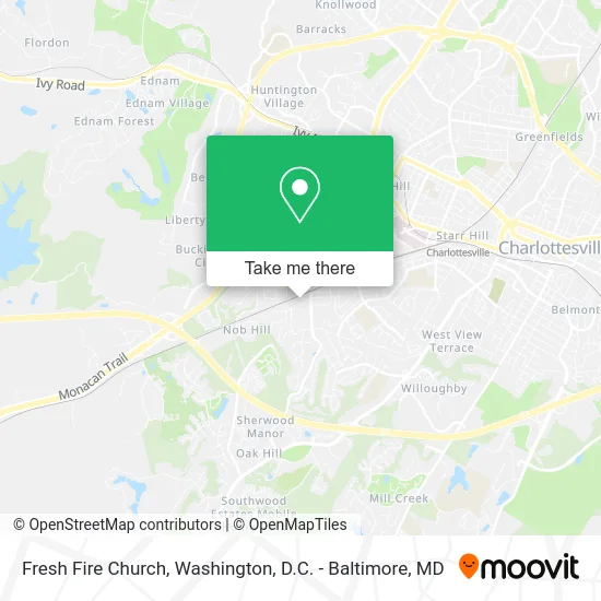 Fresh Fire Church map