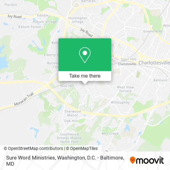 Sure Word Ministries map