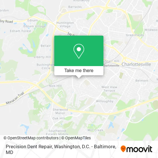 Precision Dent Repair map
