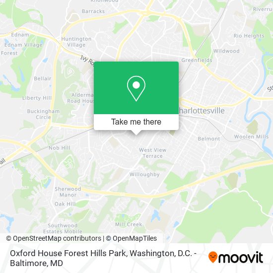 Oxford House Forest Hills Park map
