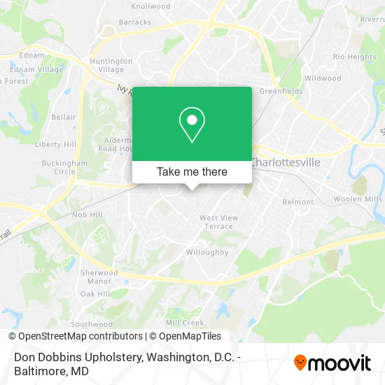 Mapa de Don Dobbins Upholstery