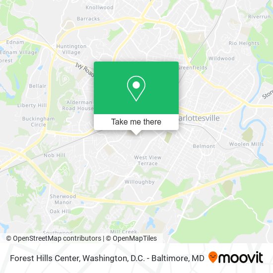 Mapa de Forest Hills Center