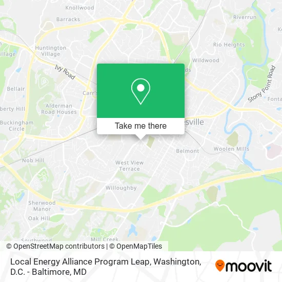 Local Energy Alliance Program Leap map