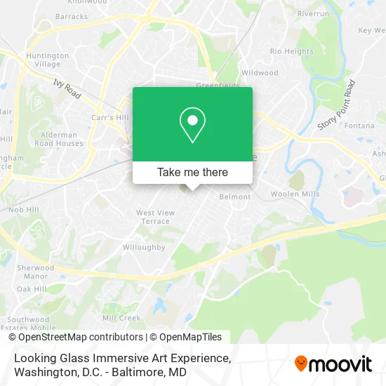 Looking Glass Immersive Art Experience map