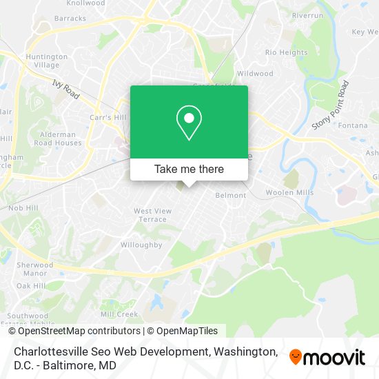 Mapa de Charlottesville Seo Web Development