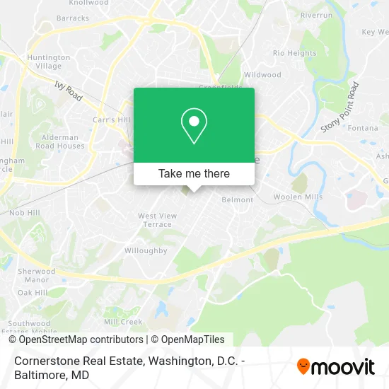 Cornerstone Real Estate map