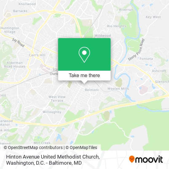 Mapa de Hinton Avenue United Methodist Church