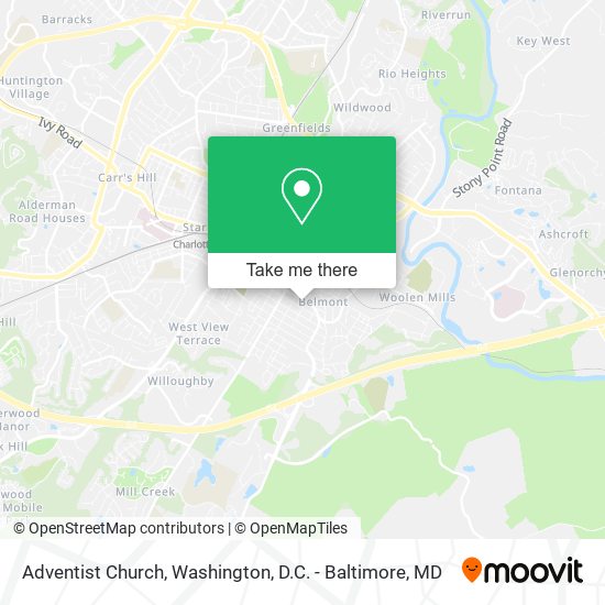 Mapa de Adventist Church