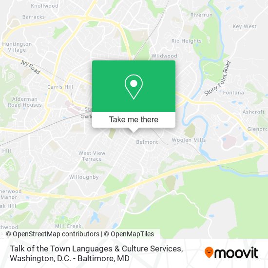 Talk of the Town Languages & Culture Services map