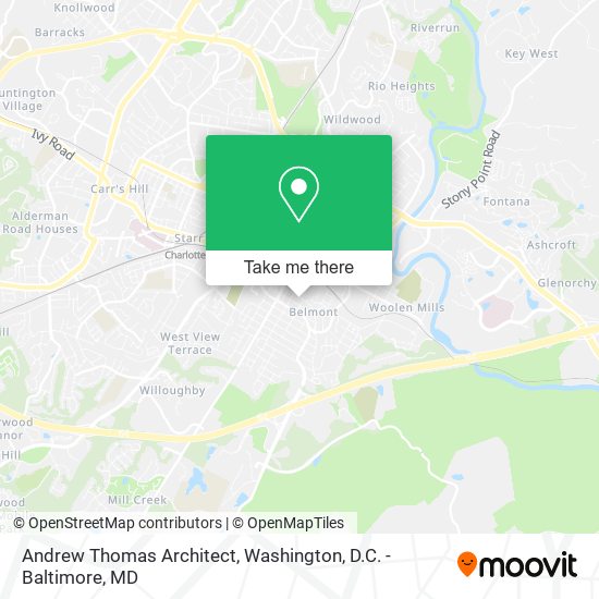 Andrew Thomas Architect map