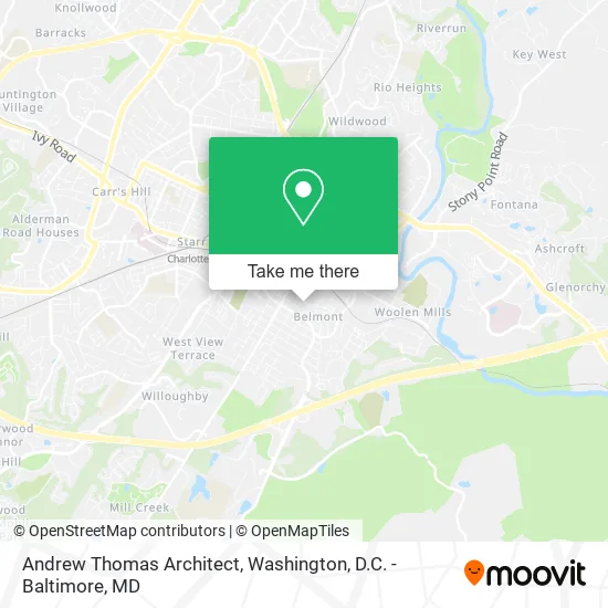 Andrew Thomas Architect map