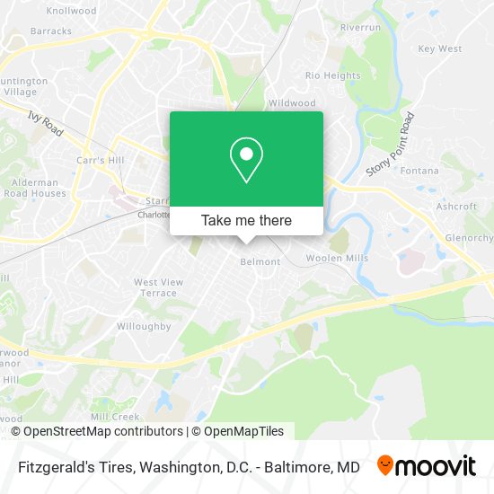 Fitzgerald's Tires map