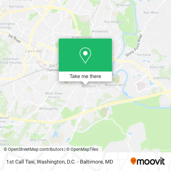 1st Call Taxi map