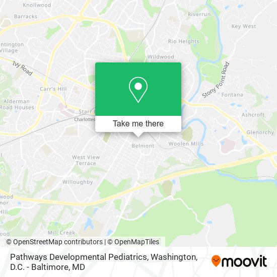 Pathways Developmental Pediatrics map