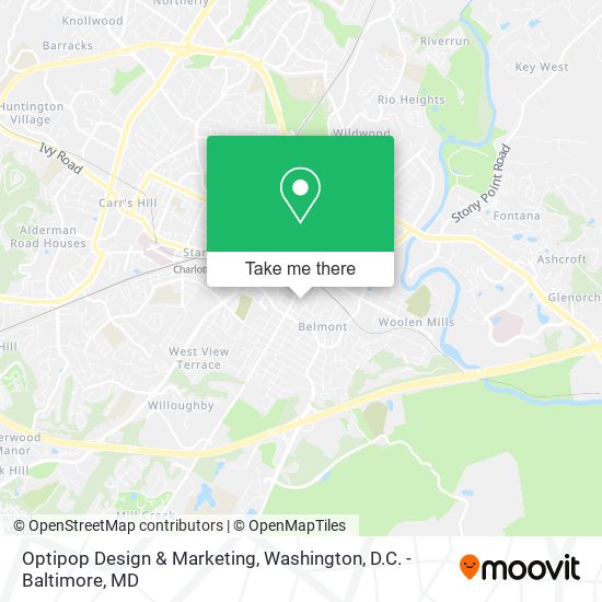 Optipop Design & Marketing map