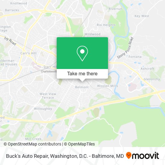 Mapa de Buck's Auto Repair