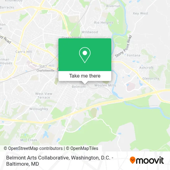 Belmont Arts Collaborative map