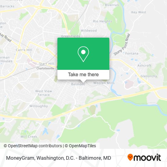 MoneyGram map