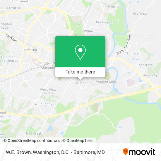 W.E. Brown map