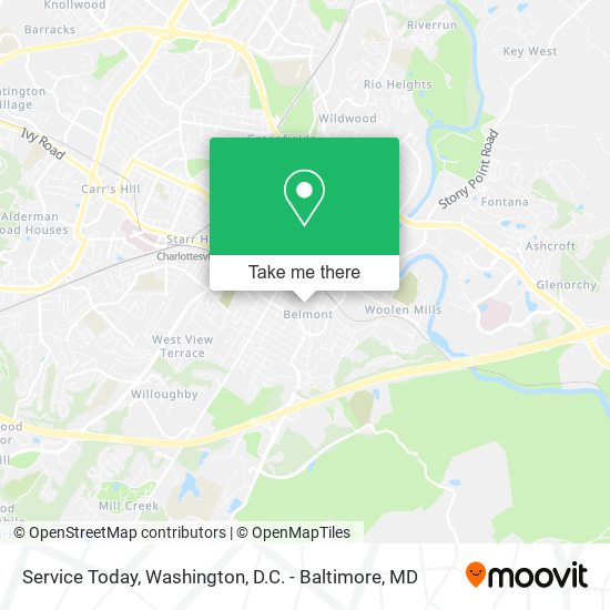Service Today map