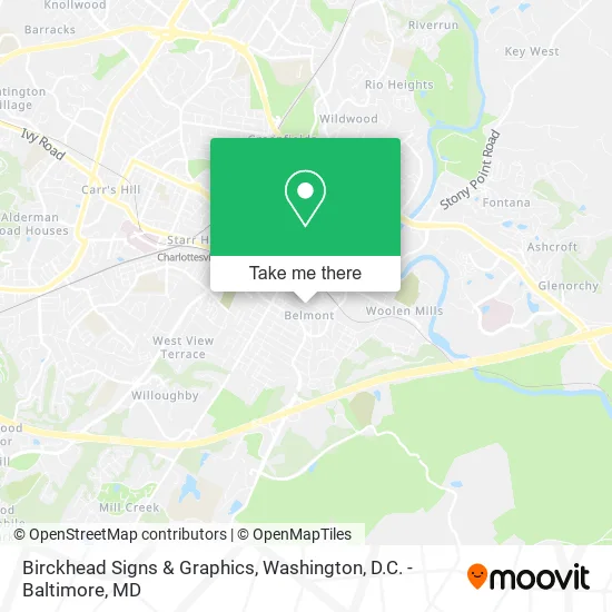 Birckhead Signs & Graphics map