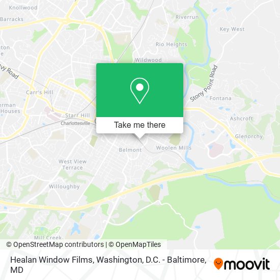 Healan Window Films map