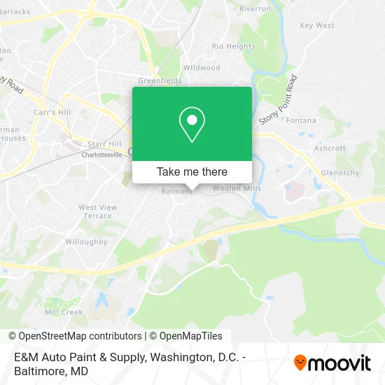 E&M Auto Paint & Supply map