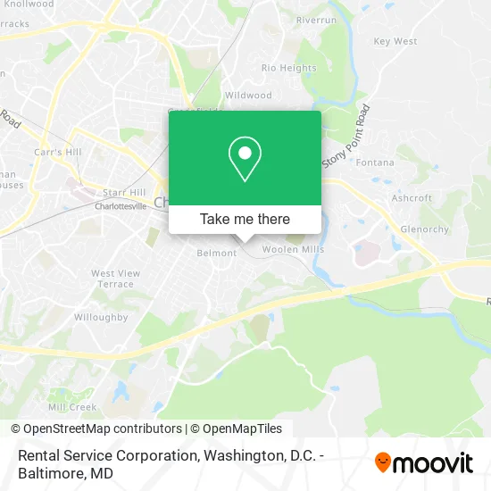 Rental Service Corporation map
