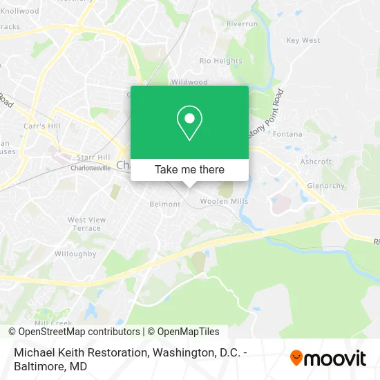 Michael Keith Restoration map