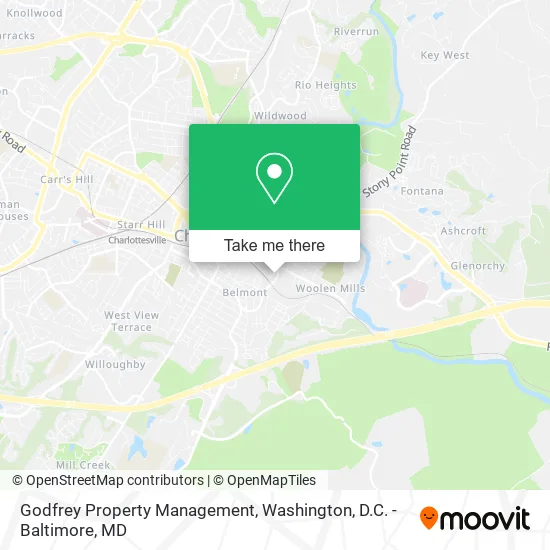 Godfrey Property Management map