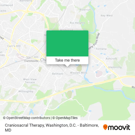 Craniosacral Therapy map