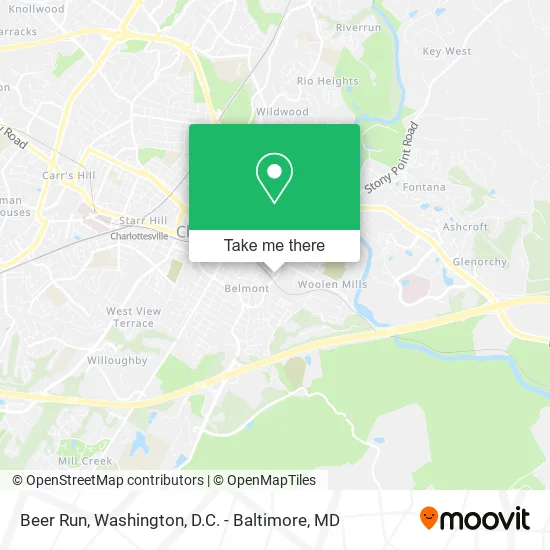 Beer Run map