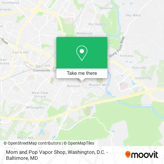Mom and Pop Vapor Shop map