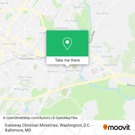 Gateway Christian Ministries map