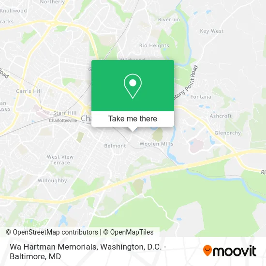 Wa Hartman Memorials map