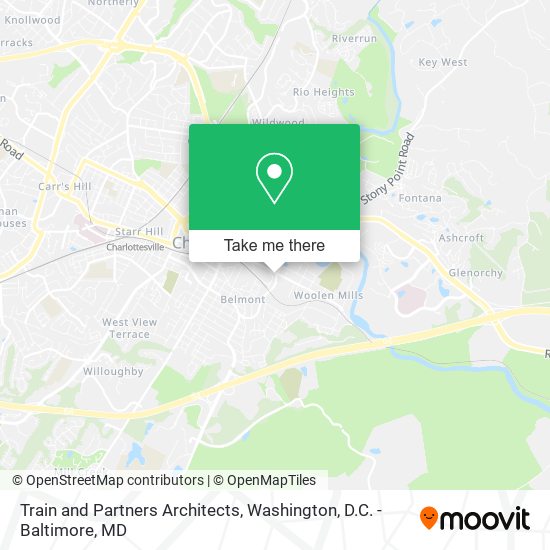 Mapa de Train and Partners Architects