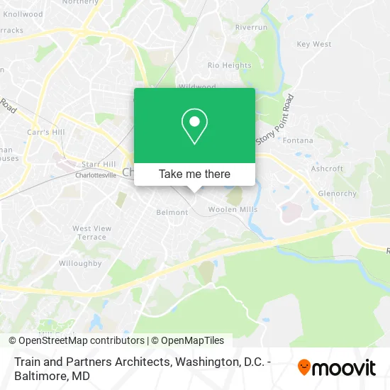 Train and Partners Architects map