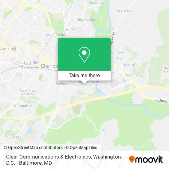 Clear Communications & Electronics map