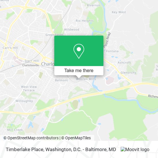 Mapa de Timberlake Place