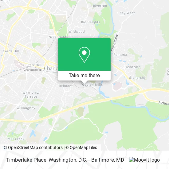 Timberlake Place map