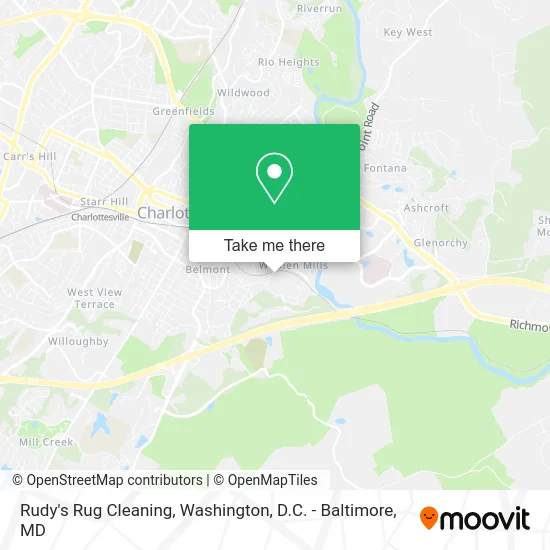 Rudy's Rug Cleaning map