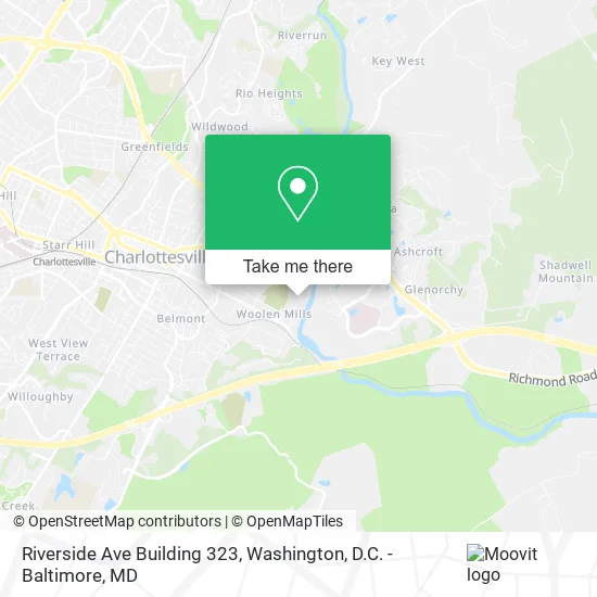 Riverside Ave Building 323 map