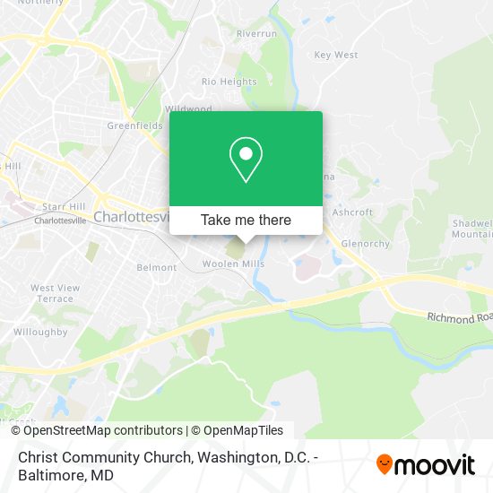 Mapa de Christ Community Church