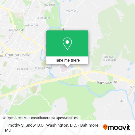 Timothy S. Snow, D.O. map