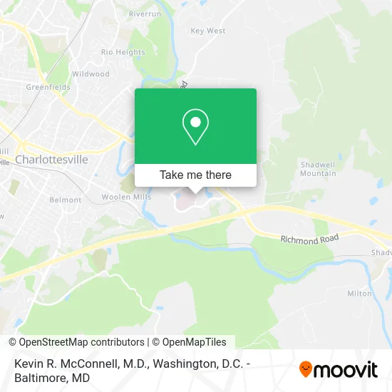 Kevin R. McConnell, M.D. map