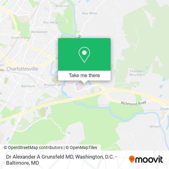 Dr Alexander A Grunsfeld MD map