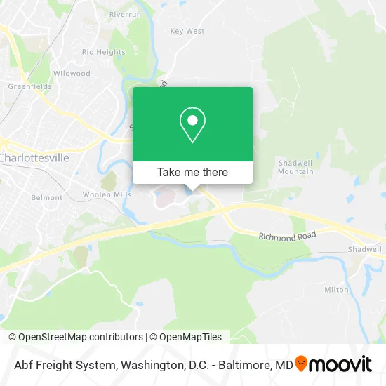 Abf Freight System map