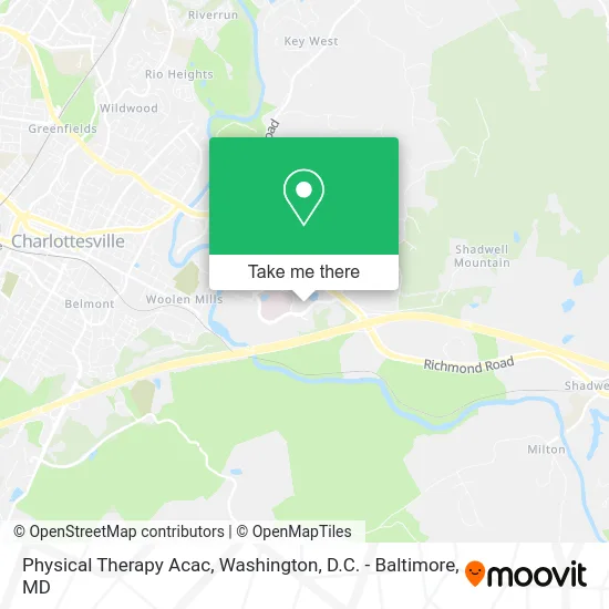 Physical Therapy Acac map
