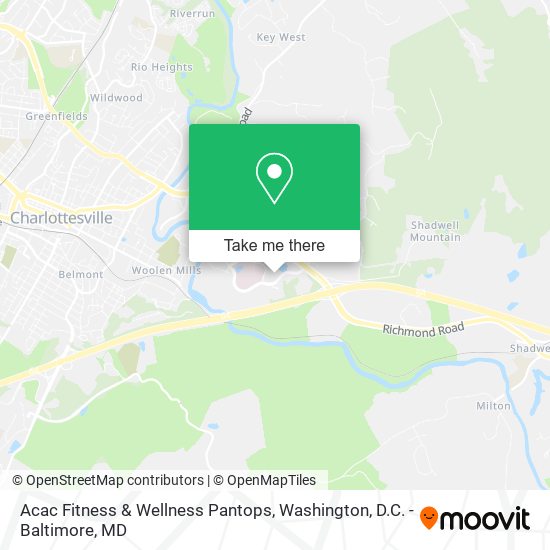 Acac Fitness & Wellness Pantops map