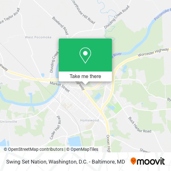 Swing Set Nation map